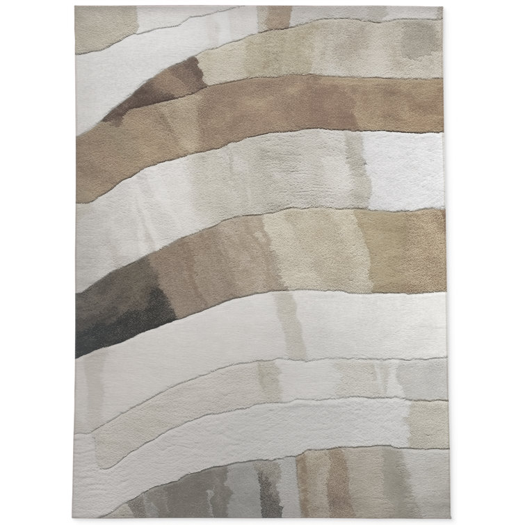 Ivy Bronx Abstract Rug Wayfair